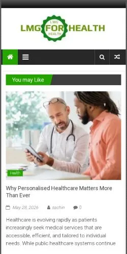 Anteprima del sito LMG For Health, media di Stati Uniti per articoli sponsorizzati
