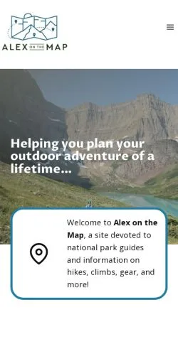 Anteprima del sito Alex On The Map, media di Stati Uniti per articoli sponsorizzati