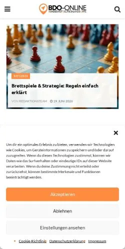 Forhåndsvisning af BDO-Online, medie fra Tyskland til sponsorerede artikler