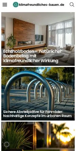 스폰서 기사용 독일 매체 klimafreundliches-bauen.de - 사이트 미리보기