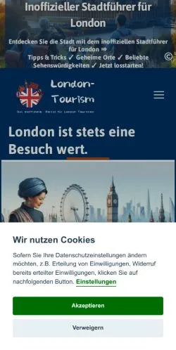 スポンサード記事向けのドイツメディア、London Insider Tipsのサイトプレビュー