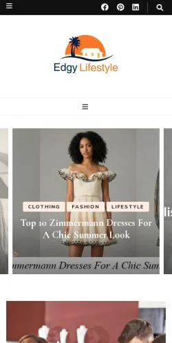 Anteprima del sito Edgy Lifestyle!, media di Stati Uniti per articoli sponsorizzati