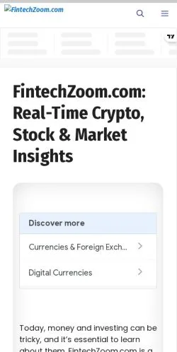 Forhåndsvisning af FintechZoom, medie fra USA til sponsorerede artikler