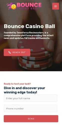 Anteprima del sito Bounce Casino Ball, media di Stati Uniti per articoli sponsorizzati