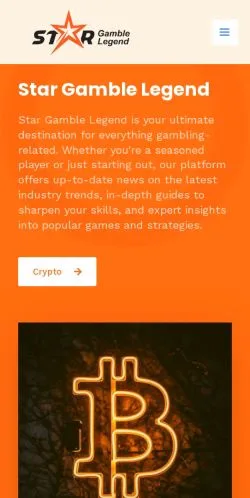 스폰서 기사용 미국 매체 Star Gamble Legend 사이트 미리보기