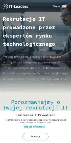 Anteprima del sito IT Leaders, media di Polonia per articoli sponsorizzati
