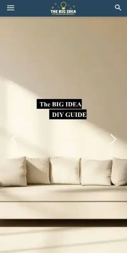 Anteprima del sito The Big Idea, media di Regno Unito per articoli sponsorizzati