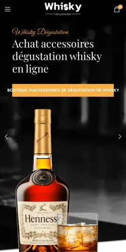 스폰서 기사용 프랑스 매체 Whisky Dégustation 사이트 미리보기