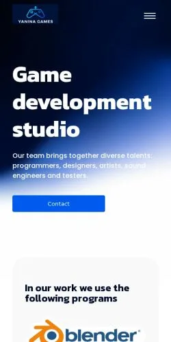 Voorbeeld van de site Yaninagames, medium uit Verenigde Staten voor gesponsorde artikelen