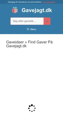 Anteprima del sito Gavejagt, media di Danimarca per articoli sponsorizzati
