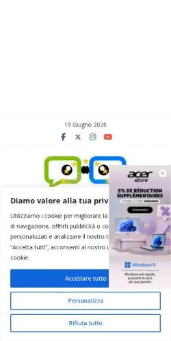 Preview of the Ilmonito website, a media outlet in Italy for sponsored articles