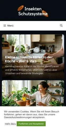 Anteprima del sito Insektenschutz Systeme, media di Germania per articoli sponsorizzati