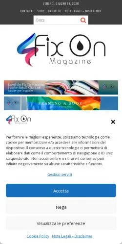 Anteprima del sito Fix On Magazine, media di Italia per articoli sponsorizzati