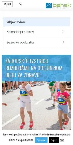 Vorschau der Website Beh, Medium aus Slowakei für gesponserte Artikel
