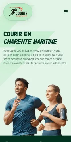 Anteprima del sito Courir en Charente-Maritime, media di Francia per articoli sponsorizzati