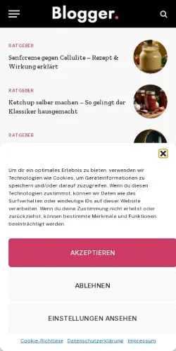 Aperçu du site Vionlink, média de Allemagne pour articles sponsorisés
