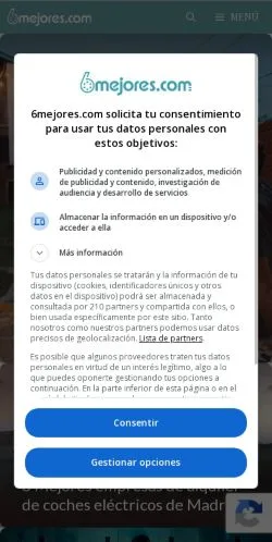 Anteprima del sito 6Mejores, media di Spagna per articoli sponsorizzati
