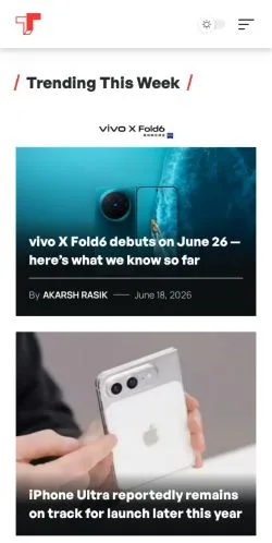 Förhandsvisning av webbplatsen TrueTech, medium i USA för sponsrade artiklar