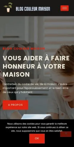 Anteprima del sito Blog Couleur Maison, media di Francia per articoli sponsorizzati