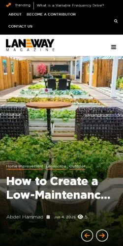 Anteprima del sito Laneway Magazine, media di Australia per articoli sponsorizzati