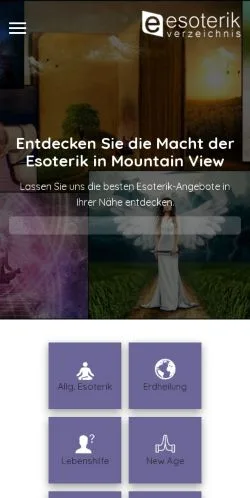 Podgląd witryny Esoterikverzeichnis, medium z kraju Niemcy do artykułów sponsorowanych