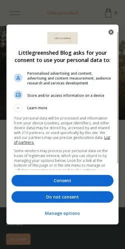 Anteprima del sito Littlegreenshed, media di Regno Unito per articoli sponsorizzati