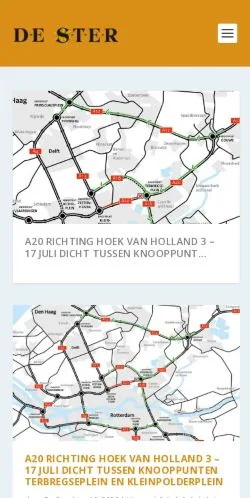 Vorschau der Website De Ster Online, Medium aus Niederlande für gesponserte Artikel