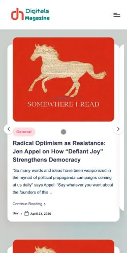Anteprima del sito Digitals Magazine, media di Stati Uniti per articoli sponsorizzati