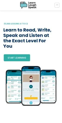Podgląd witryny Learn Laugh Speak, medium z kraju Stany Zjednoczone do artykułów sponsorowanych