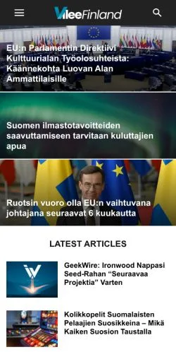 Vorschau der Website Wellington Weekly News, Medium aus Finnland für gesponserte Artikel