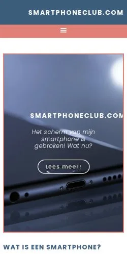 스폰서 기사용 네덜란드 매체 Smartphoneclub 사이트 미리보기