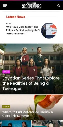 Anteprima del sito Scoop Empire, media di Stati Uniti per articoli sponsorizzati