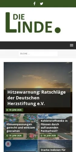 Anteprima del sito Die Linde, media di Germania per articoli sponsorizzati