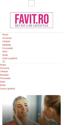 Forhåndsvisning av nettstedet Revistă De Lifestyle, medium fra Romania for sponsede artikler