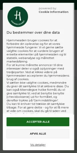 Anteprima del sito Haveselskabet, media di Danimarca per articoli sponsorizzati
