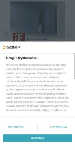 Anteprima del sito KorsoKolbuszowskie, media di Polonia per articoli sponsorizzati