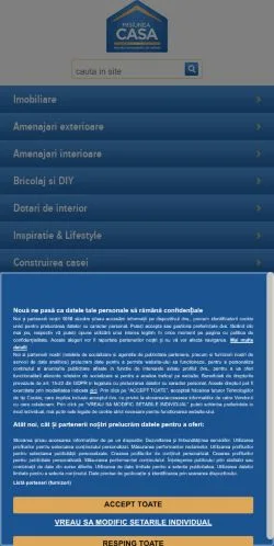 Anteprima del sito Misiunea Casa, media di Romania per articoli sponsorizzati
