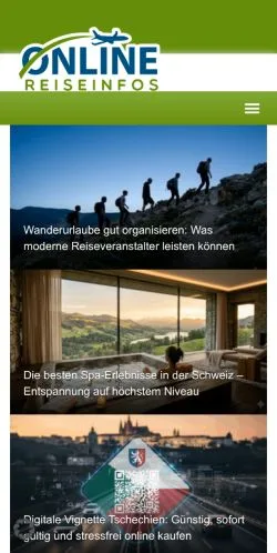 Anteprima del sito Online Reiseinfos -, media di Germania per articoli sponsorizzati