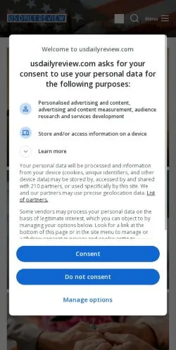 Anteprima del sito US Daily Review, media di Stati Uniti per articoli sponsorizzati