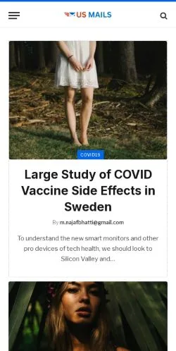 Forhåndsvisning af US Mails, medie fra USA til sponsorerede artikler