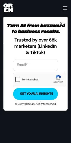 Sponsorlu makaleler için Amerika Birleşik Devletleri medyası Your AI Marketing Advisor sitesinin önizlemesi