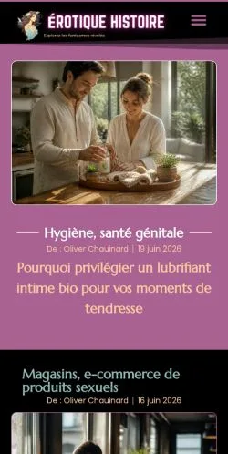 Anteprima del sito Érotique Histoire, media di Francia per articoli sponsorizzati