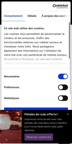 Anteprima del sito Secret de Paris, media di Francia per articoli sponsorizzati