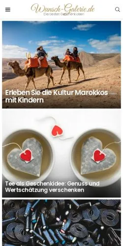 Anteprima del sito Wunsch-Galerie, media di Germania per articoli sponsorizzati