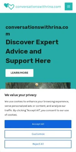 Forhåndsvisning af Conversationswithrina, medie fra USA til sponsorerede artikler