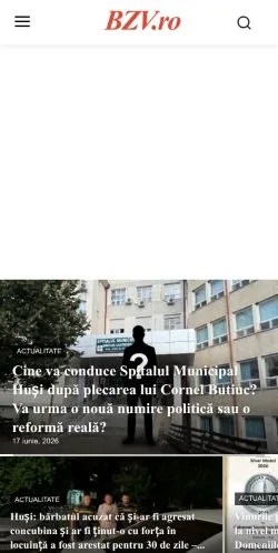 Sponsorlu makaleler için Romanya medyası Bună Ziua Vaslui sitesinin önizlemesi