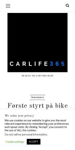 Anteprima del sito Carlife365, media di Danimarca per articoli sponsorizzati
