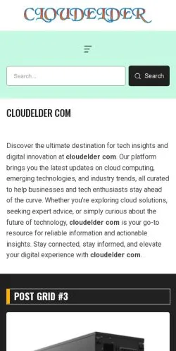 Vorschau der Website Cloudelder, Medium aus Vereinigte Staaten für gesponserte Artikel