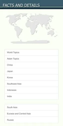 Anteprima del sito Facts and Details, media di Stati Uniti per articoli sponsorizzati