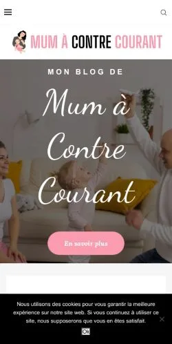 Anteprima del sito Mum à Contre Courant, media di Francia per articoli sponsorizzati